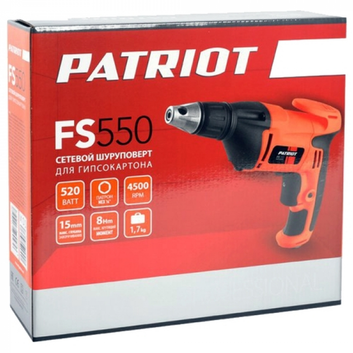  PATRIOT    PATRIOT FS 550, 1 .,  520 , .   8 , 0-  120301409