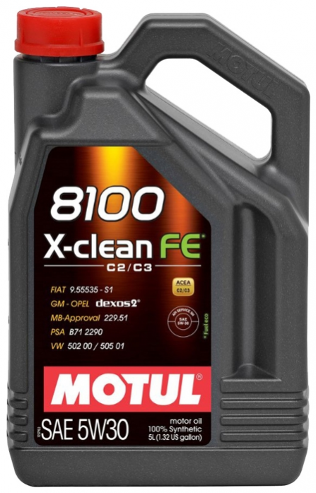   MOTUL 8100 X-clean FE 5W30 5. 104777